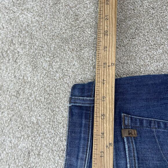 Joes Jeans Skinny Ankle Size 32 Blue Distressed Denim 27" Inseam 10-34 - Picture 6 of 8